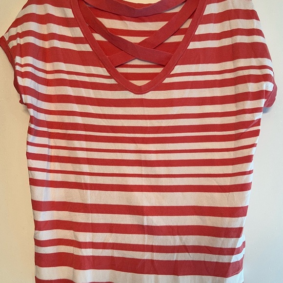 LOFT Summer Sweater with Crisscross Back - Picture 2 of 4